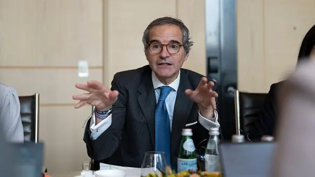 ዳይረክተር ኣህጉራዊ ትካል ኣቶሚክ ጸዓት (IAEA) ራፋኤል ግሮሲ፡