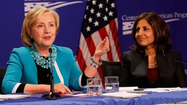 ਹਿਲੇਰੀ ਕਲਿੰਟਨ ਅਤੇ ਨੀਰਾ ਟੰਡਨ