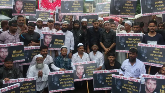 ভারতে তাদের পিটিয়ে মারার ঘটনাগুলোর বিরুদ্ধে মুসলিমদের প্রতিবাদ