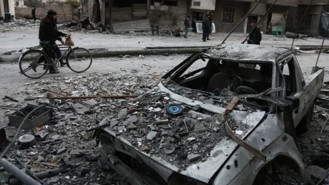 சிரியா: தற்காலிக போர்நிறுத்தத்திற்கு பிறகும் தொடரும் போர்