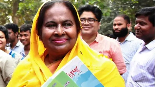 ঠেঙ্গামারা মহিলা সবুজ সংঘর নির্বাহী পরিচালক হোসনে আরা বেগম।
