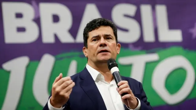 Sergio Moro durante discurso