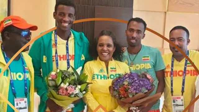ኣትሌት ደራርቱ ምስ ካልኦት ኢትዮጵያውያን ኣትሌታት