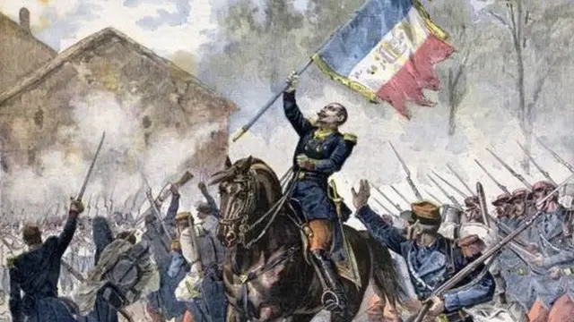 رسم لمعركة سولفرينو عام 1859 التي ألهمت دونان تأسيس الصليب الأحمر