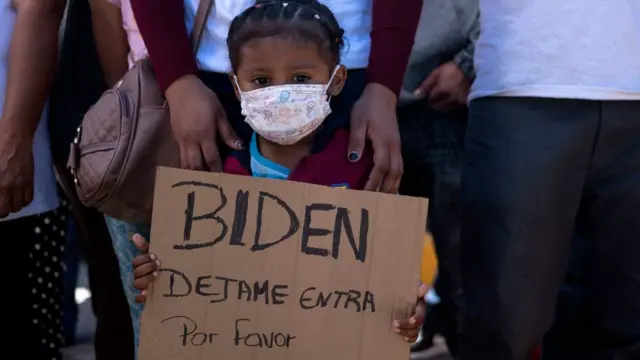 Niña migrante