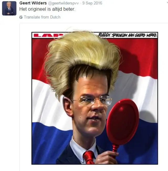 Wilders tweet