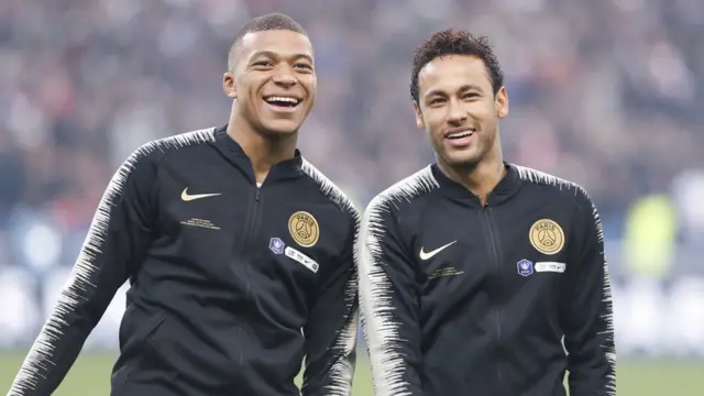 Mbappe na Neymar