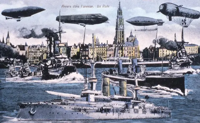 Birinci Dünya Savaşı başlamadan önce, 1910'larda insanlar çok daha farklı bir gelecek hayal ediyordu