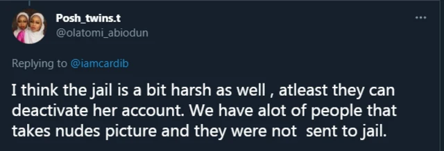 "Ghanaian actress Akuapem" [Cardi B and Akuapem Poloo]