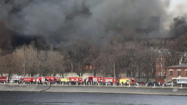 Пожар в Петербурге