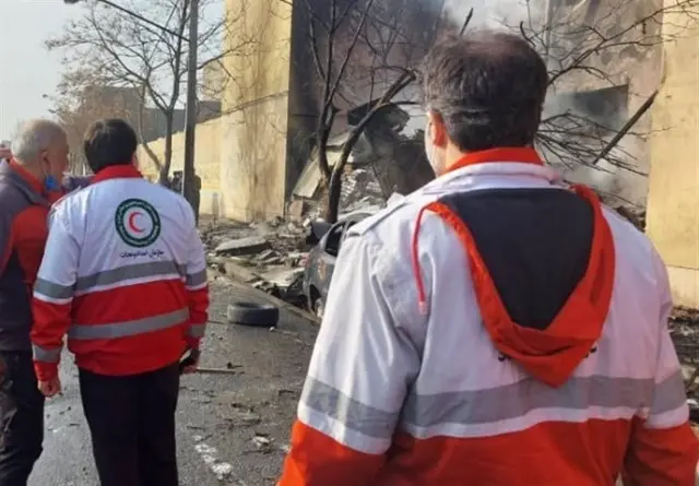 سقوط هواپیمای جنگی در تبریز