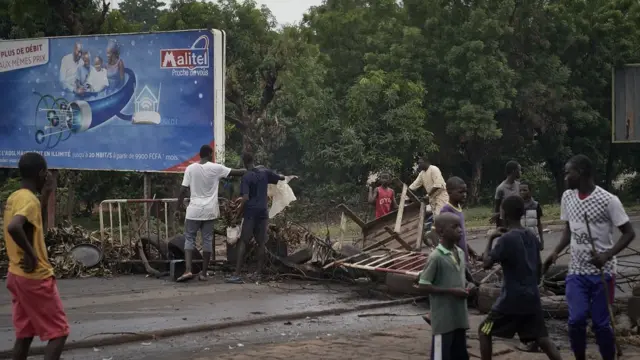 Des manifestants à Bamako