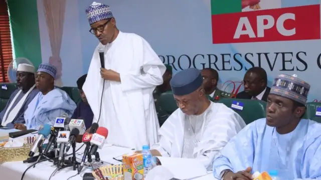 Buhari, Ndị isi APC