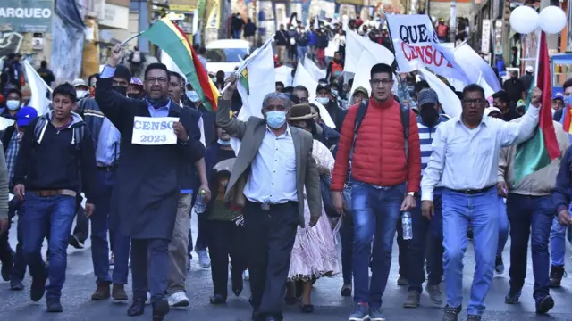 Protestas en Bolivia por el censo