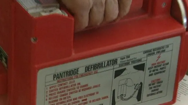 Desfibrilador portátil.