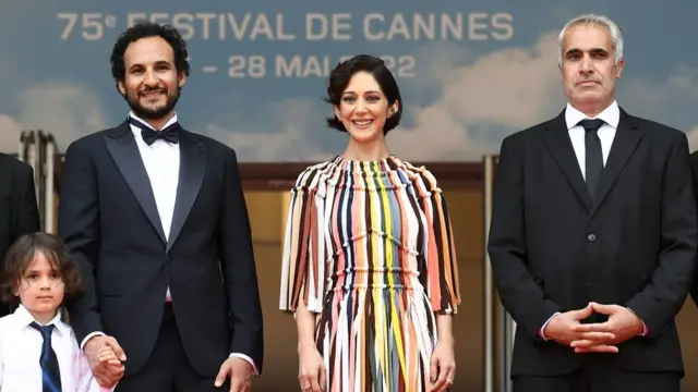 مخرج "العنكبوت المقدس" علي عباسي وابنه والممثلين زار أمير إبراهيمي ومهدي باجستاني.