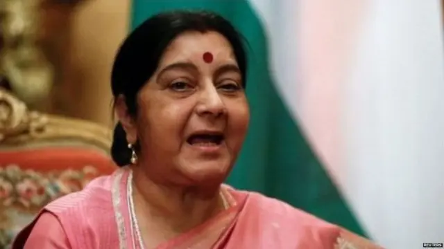 भारतीय विदेशमंत्री सुषमा स्वराज