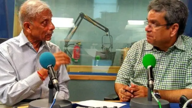 मेजर जनरल इयान कारडोज़ो बीबीसी हिंदी स्टुडियो में