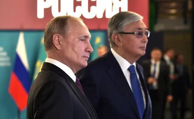 Россия ва Қозоғистон президентлари