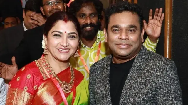 संगीतकार एआर रहमान के साथ खुशबू सुंदर