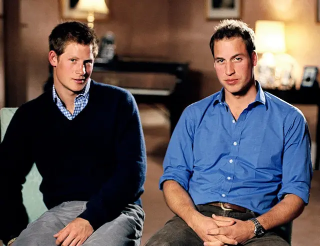 Принц Гарри и принц Уильям