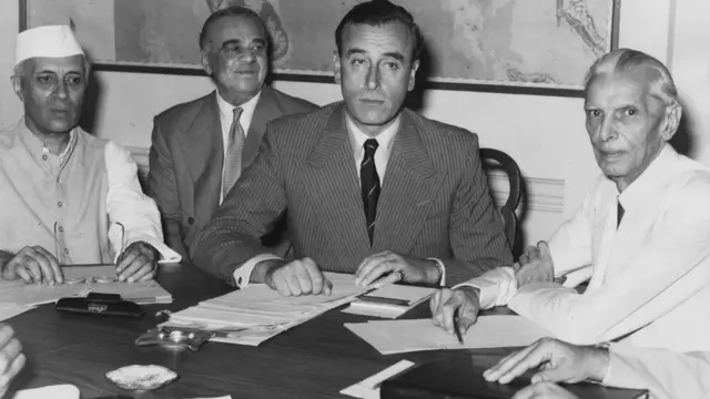 નહેરુ, માઉન્ટ બેટન અને ઝિણા