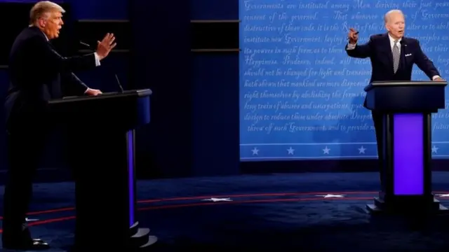 مناظره تلویزیونی دونالد ترامپ و جو بایدن