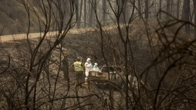 Un vehículo accidentado en Santa Juana, Concepción