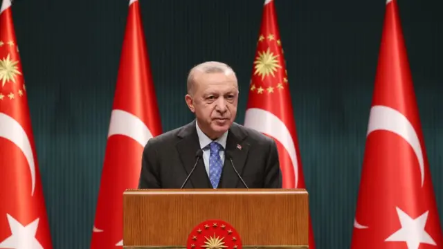 O presidente turco Erdogan