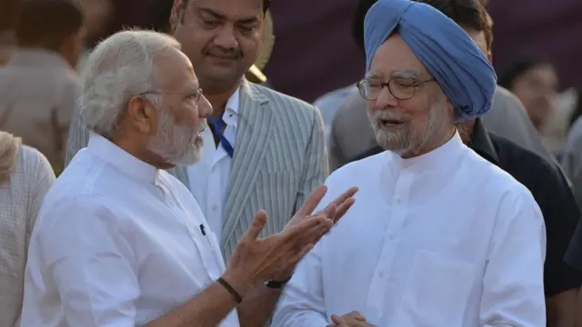 मोदी और मनमोहन
