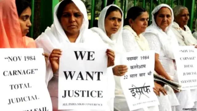 सिख विरोधी दंगों के पीड़ित