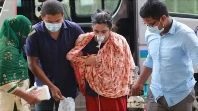 রাজশাহী মেডিকেল কলেজে কোভিড ওয়ার্ডের প্রায় সবগুলো শয্যা পূর্ণ (ফাইল ছবি)