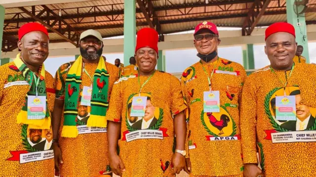 Chukwuma Soludo, Victor Umeh na ndị otu APGA ndị ọzọ.