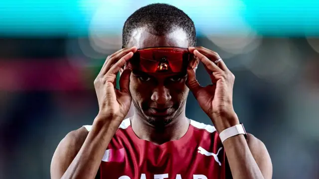 亚洲跳高纪录保持者巴希姆(Mutaz Barshim)