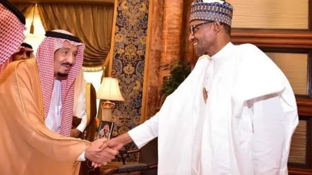 Shugaba Buhari da Sarki Salman na Saudiyya
