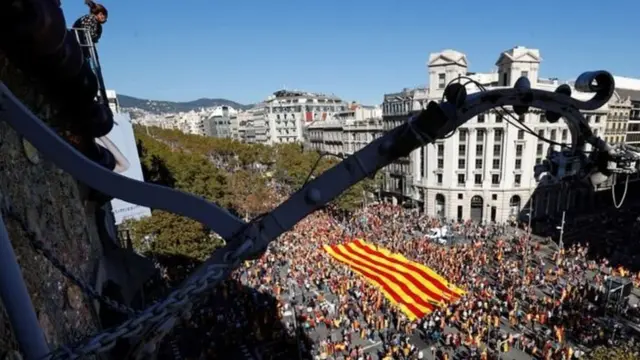 демонстрация, вид сверху