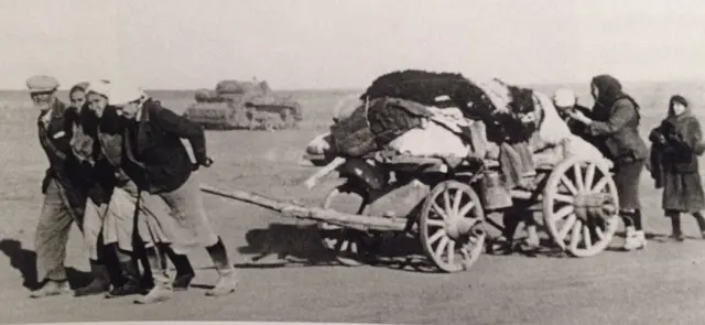 эвакуация мирных жителей Сталинграда