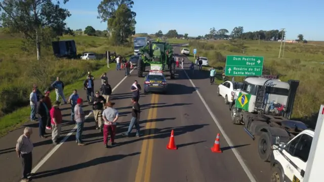 Protesto caminhoneiros