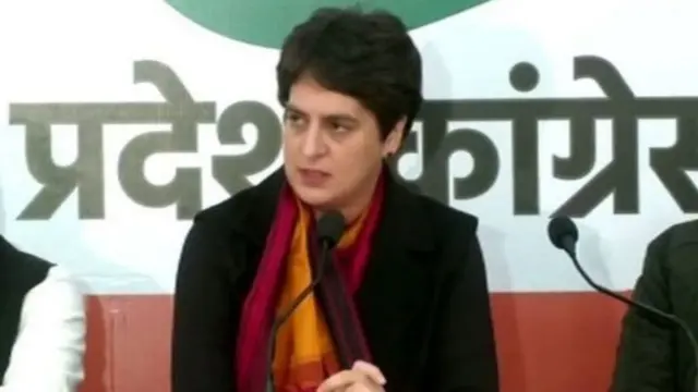 कांग्रेस महासचिव प्रियंका गांधी