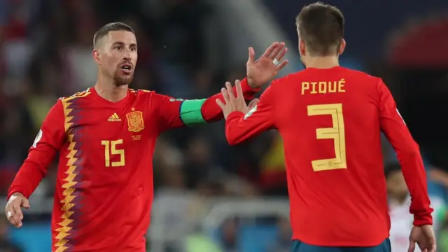 Серхио Рамос и Жерар Пике