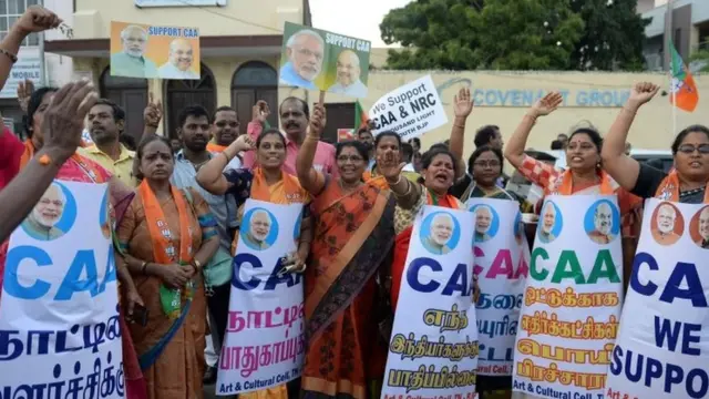 नागरिकता क़ानून के समर्थन में रैली
