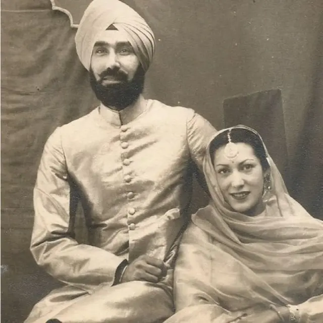 जनरल हरबख़्श सिंह अपनी पत्नी के साथ.