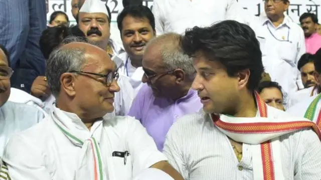 દિગ્વિજય સિંહ અને સિંધિયા