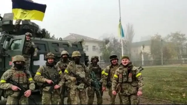 Бійці ЗСУ рапортують про звільнення Снігурівки, 10 листопада 2022 року