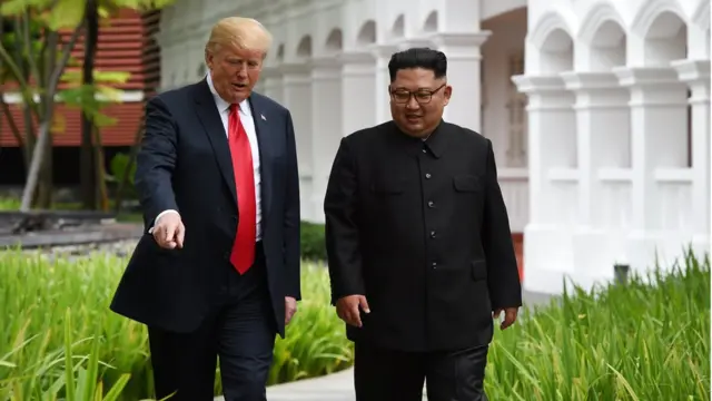 Donald Trump y Kim Jong-un