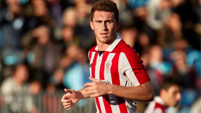 Aymeric Laporte na taka leda a Athletic Bilbao.