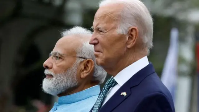 ਨਰਿੰਦਰ ਮੋਦੀ ਅਤੇ ਜੋਅ ਬਾਇਡਨ