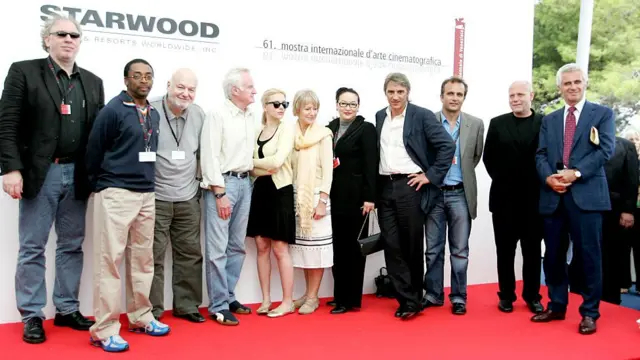 Dušan Makavejev, član žirija na 61. Filmskom festivalu u Veneciji 2004.