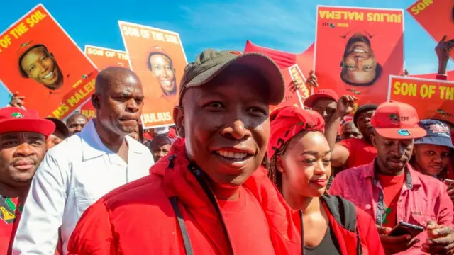 Le leader du mouvement les Combattants pour la liberté économique