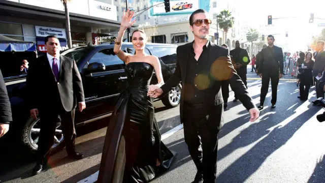 Brad Pitt na Angelina Jolie